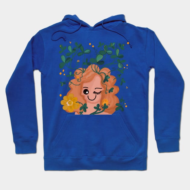 Flower girl Hoodie by Floflo art